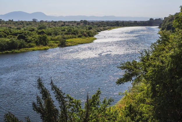 Kafue river, Zambia.