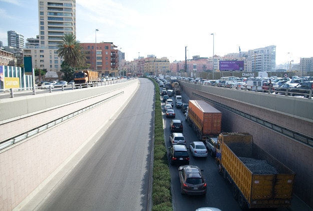 Lebanon-Beirut Highway.