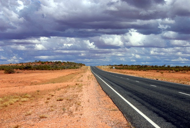 A road through Australia's Northern Territory.
