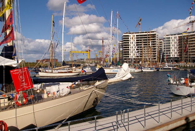 Tall Ships festival takes over Belfast harbour.