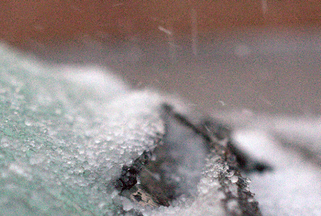 Hailstorm brings out the snow ploughs in South Dakota.