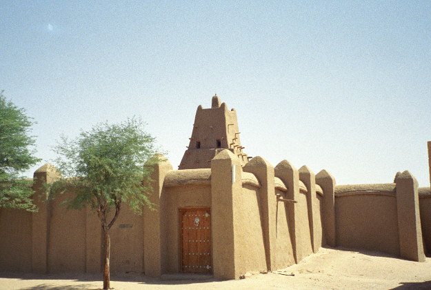Sankore Mosque, Timbuktu, once a large university.