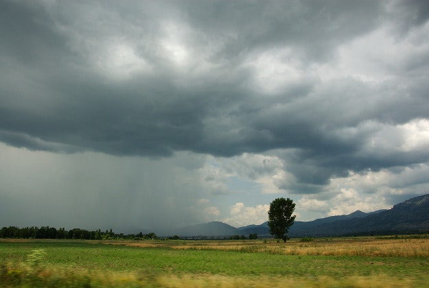 Stormy skies in Bulgaria.