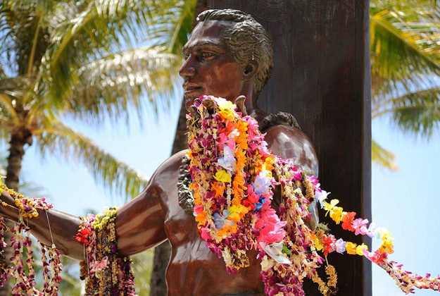 Duke Kahanamoku statue.