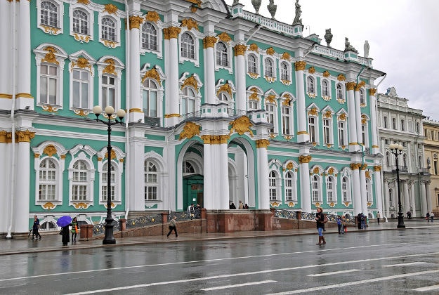 The St. Petersburg Hermitage museum.