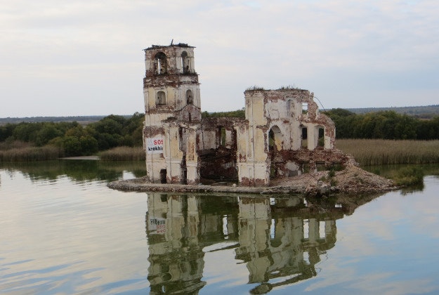 The Krokhino church in Russia.