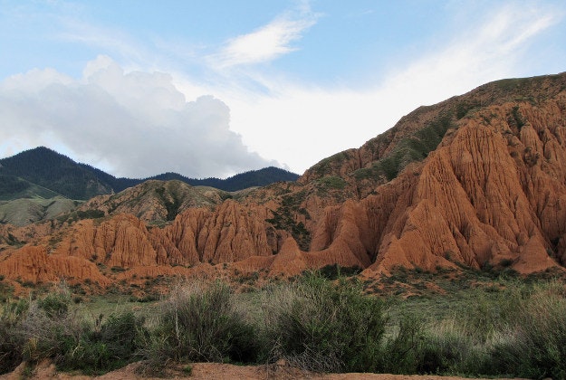 Issyk-Kul lake mountains, Kyrgystan.