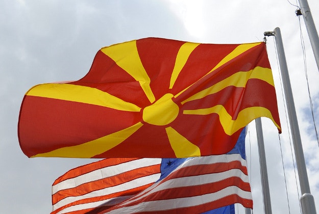 Macedonia declares state of emergency on border.