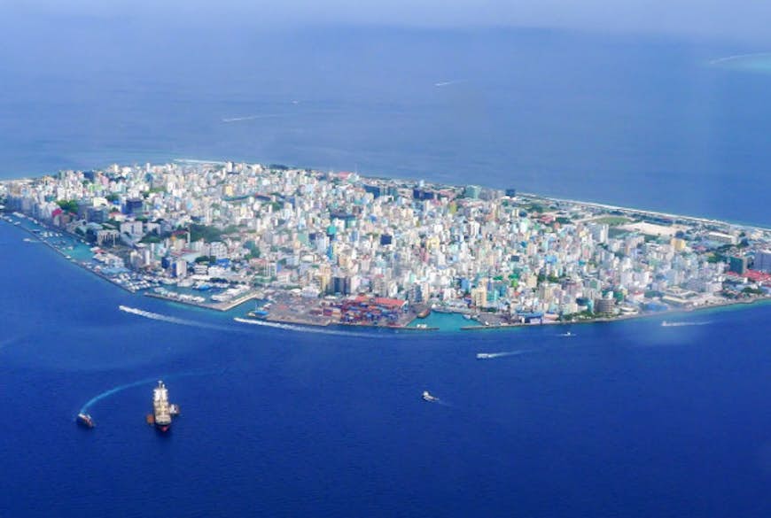 Malé, the capital of the Maldives.