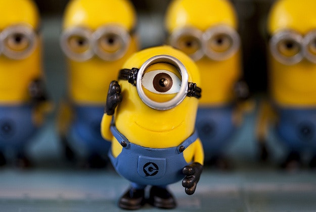 Giant inflatable Minion causes havoc on Dublin motorway.