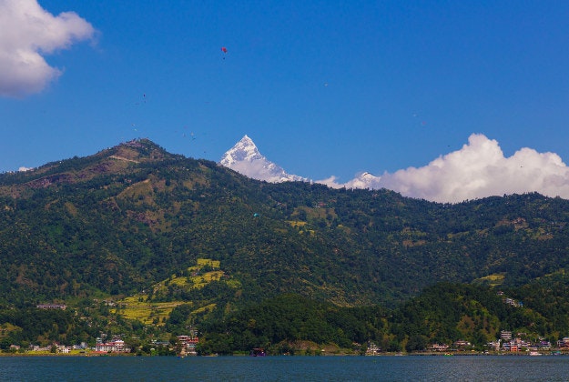 The Pokhara region, west Nepal. 