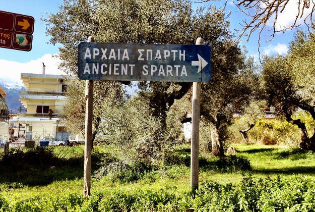 Ancient Sparta, Greece.