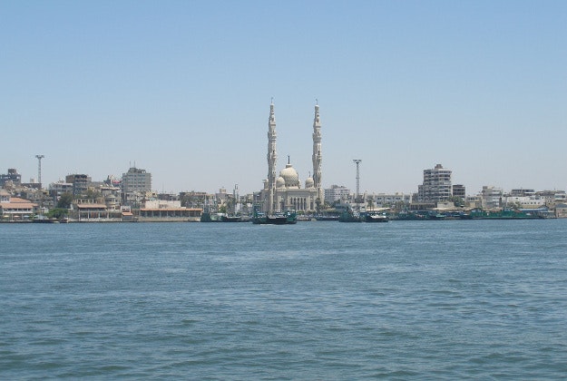 The Suez canal.