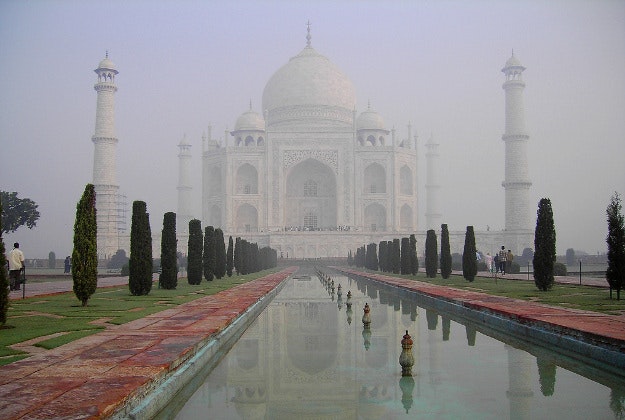 The Taj Mahal.