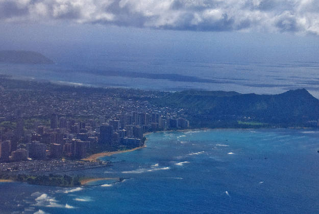 Waikiki from the air.