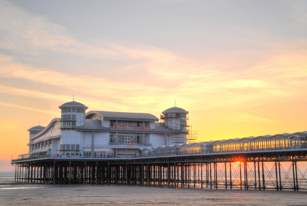The Grand Pier at Weston-super-Mare.