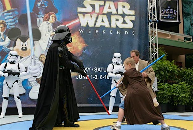 Travel News - star wars at Disney Star Wars fanatic watches film nine times in a row.