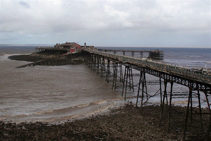 Travel News - Birnbeck Pier Birnbeck Pier, one of Britain's most endangered buildings.