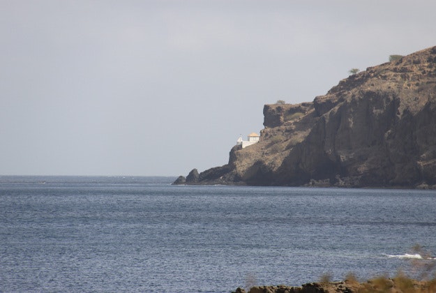 The coast of Tarrafal, Cape Verde.