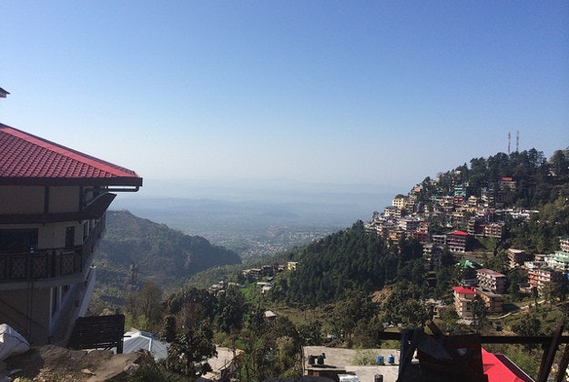 Overlooking Dharamsala.