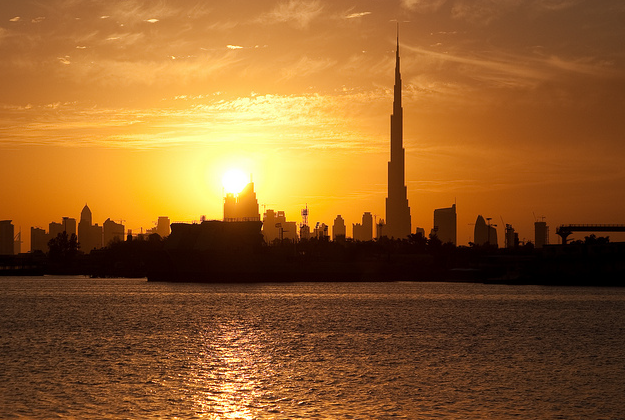 Dubai sunset.