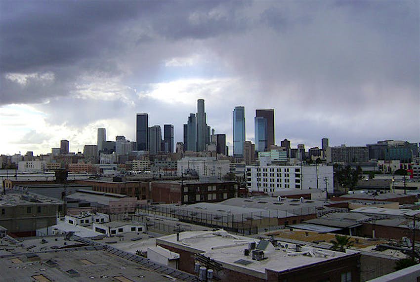 Travel News - LA rain Rod Ramsey LA in the rain.