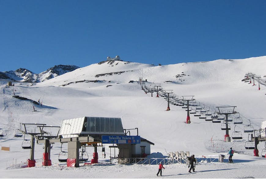 A ski resort in Sierra Nevada.