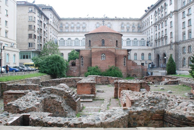Neolithic ruins in Sofia.