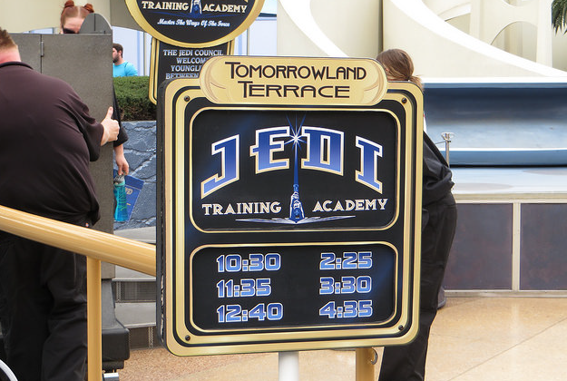 Jedi Training Academy, Disneyland, California.