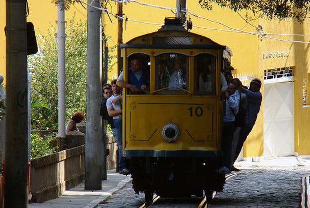 Rio De Janeiro's iconic street car in 2009.