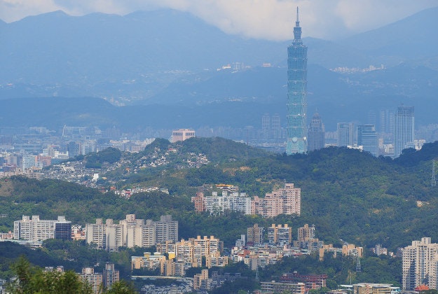 The city of Taipei.
