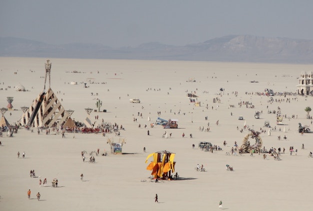 Burning Man Festival in the Nevada desert.