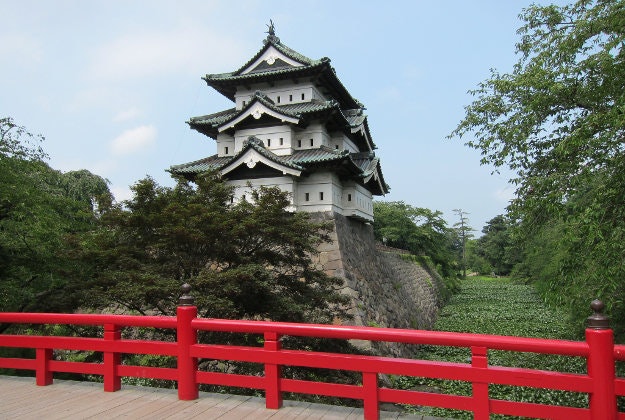 Hirosaki castle.