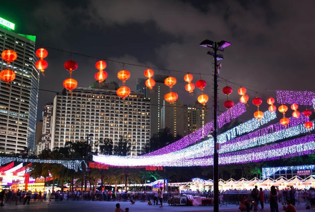 Mid autumn festival in Hong Kong