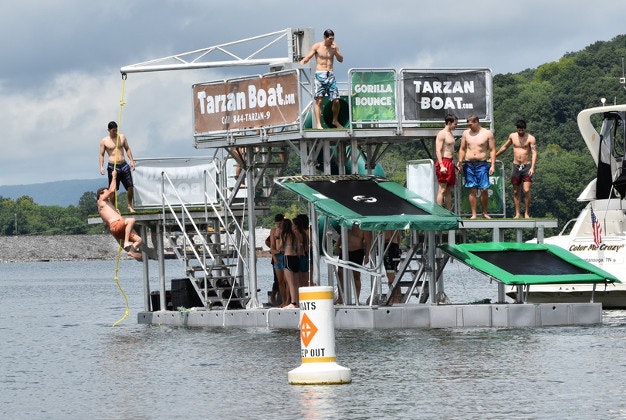 Tarzan Boat can be assembled anywhere.