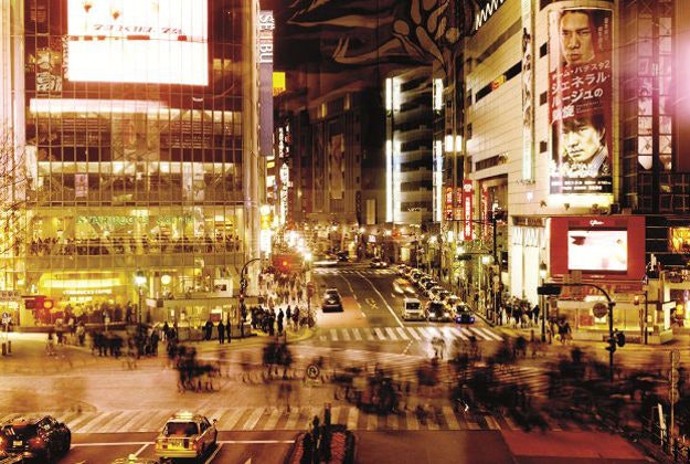 Practise your people-dodging skills at Shibuya Crossing in Japan – it’s nicknamed ‘The Scramble’ for a reason. 