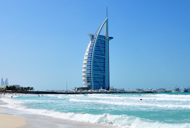 Dubai's Burj El Arab.