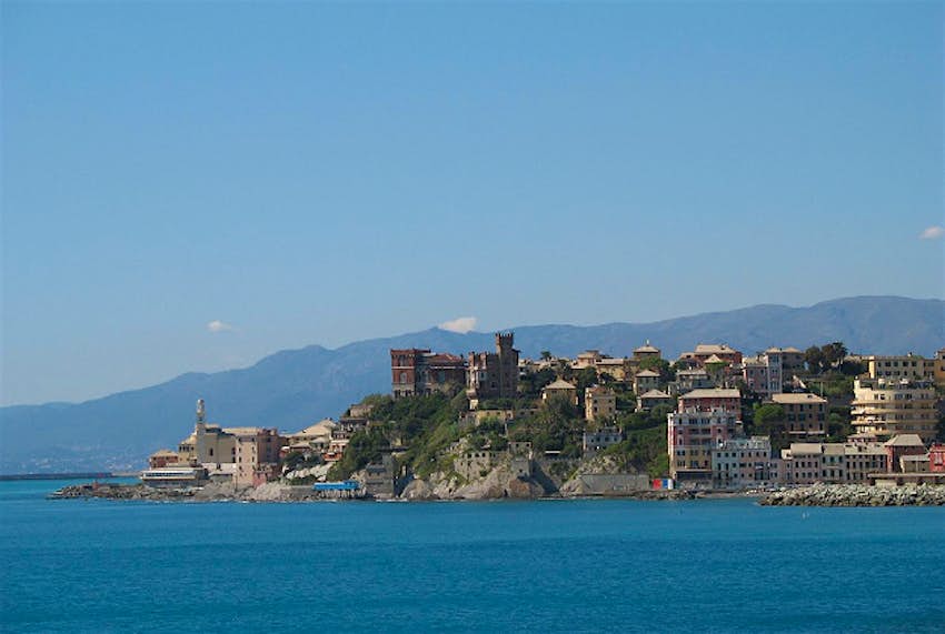 Travel News - Genoa Off the coast of Genoa.