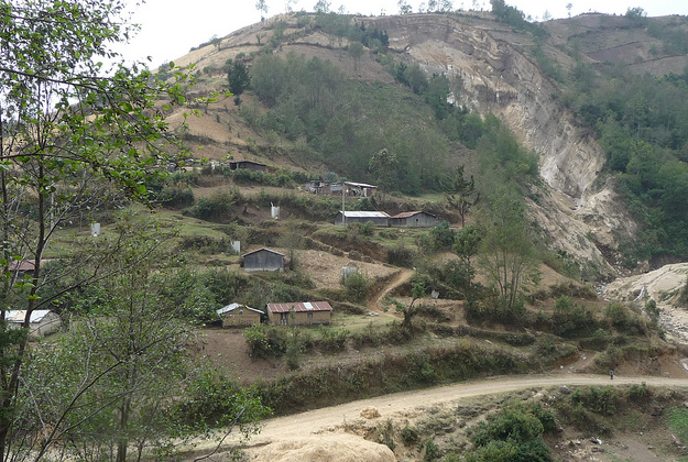 The remains for a 2011 mudslide in Guatemala.