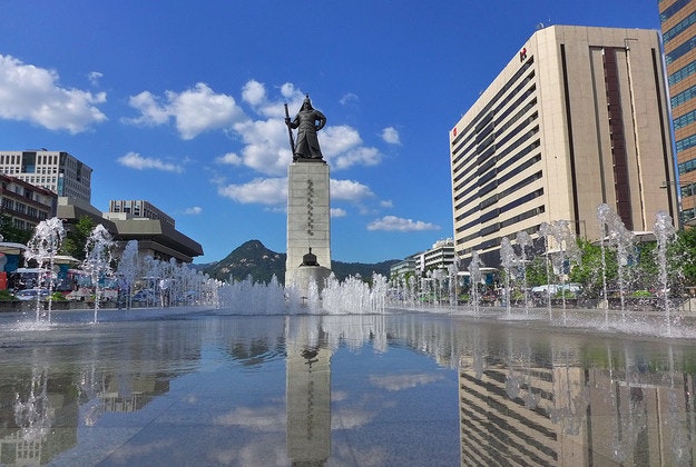 Gwanhwamun Square, Seoul.