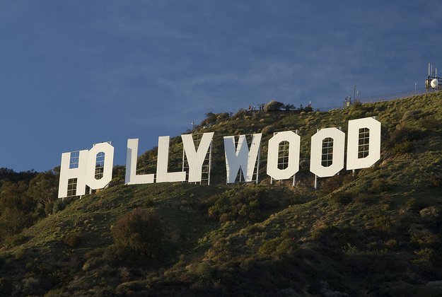 Hollywood sign.
