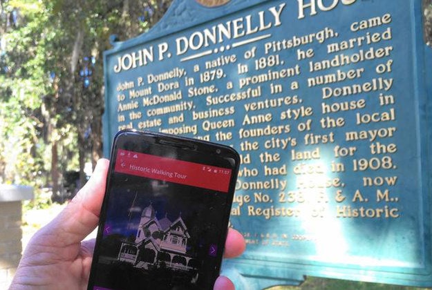 Mount Dora walking tour.