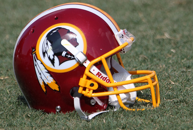 Washington Redskins helmet.