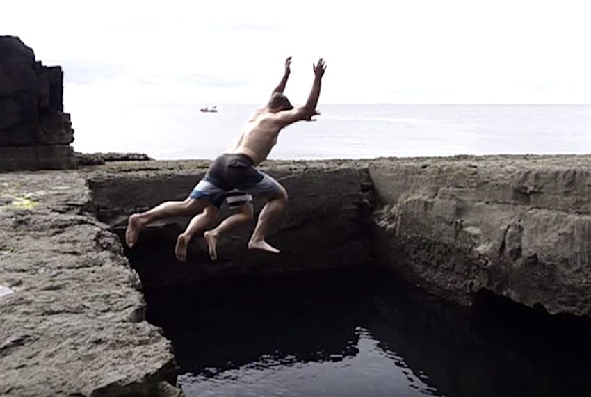 Travel News - brothers Dipping into the deep
