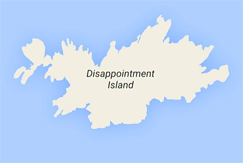 Travel News - disappointment island Disappointment Island exists, perhaps you feel like you're there right now