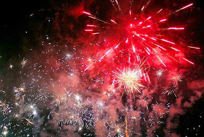 Travel News - fireworks House fire sparks fireworks display.