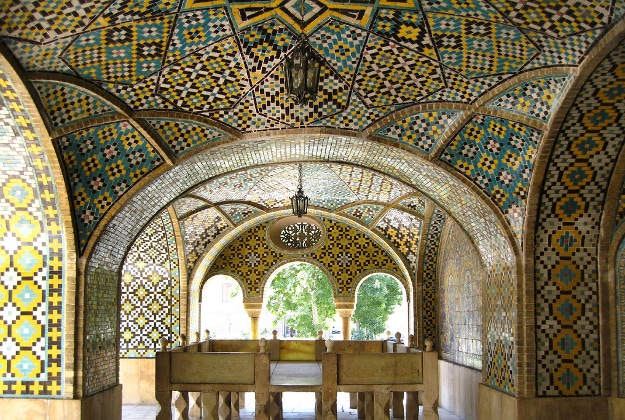 Golestan Palace in Tehran, Iran. 