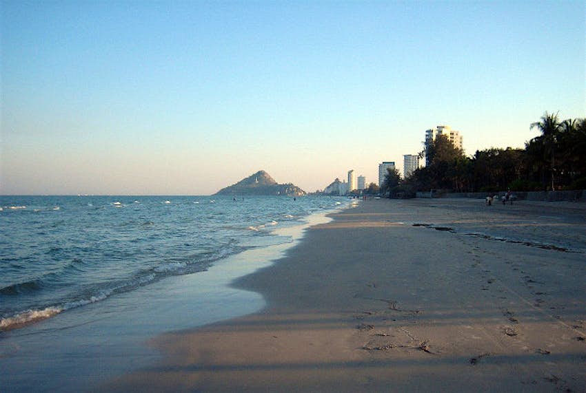 Travel News - hua hin Hua Hin beach, Thailand.