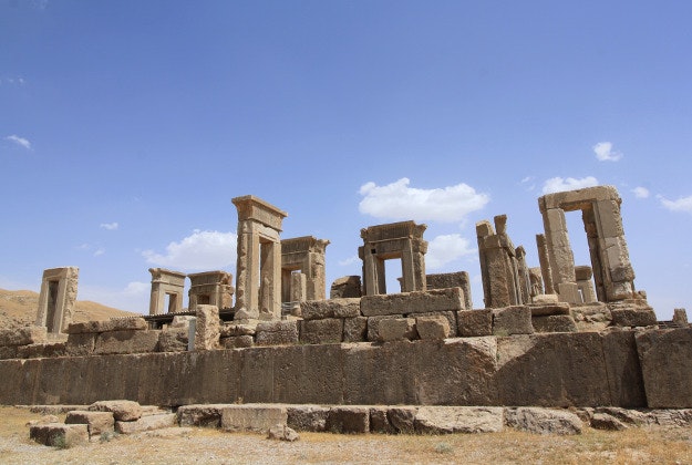 The ruins of Persepolis are a UNESCO World Heritage Site. 
