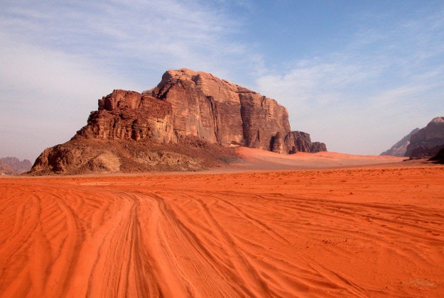 Wadi Rum, a UNESCO World Heritage Site, is another attractive place for visitors to Jordan.